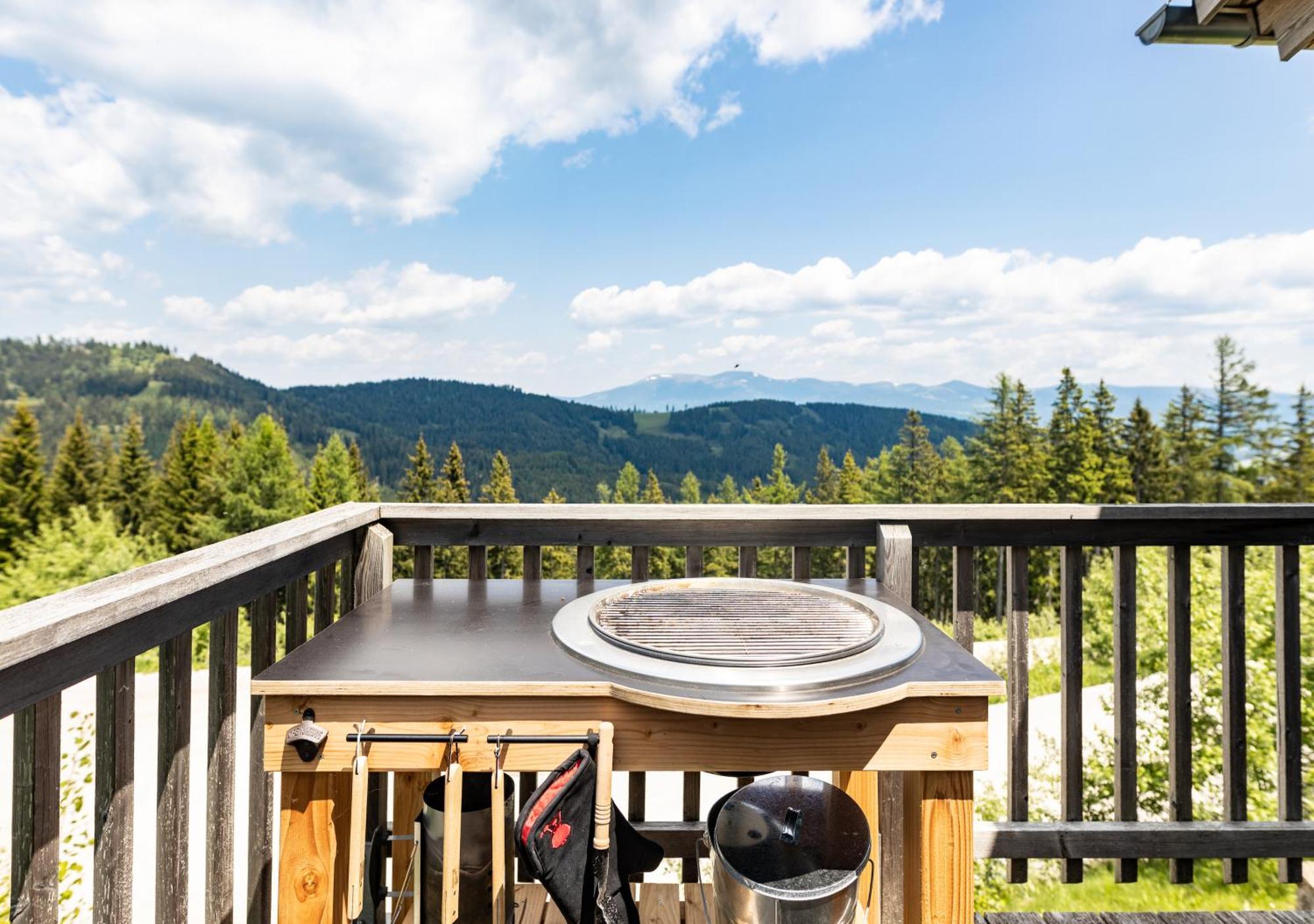 1A Chalet Rast - Wandern, Grillen, Traumblick, Indoor Sauna 巴特圣莱昂哈德艾 外观 照片